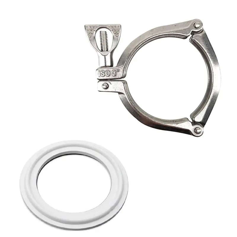 Lightweight For Home Brewing Compatible Tri Clamp Stainless Steel Fitting Ferrule With O-Ring Seal C