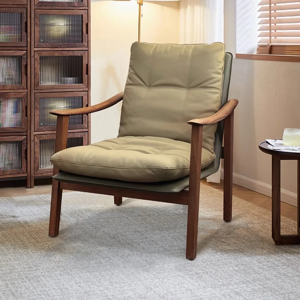 

Lumbar Support Armrest Chairs Living Room Luxury Ergonomic Single Reading Chairs Modern Comfortable Muebles De La Sala Furniture