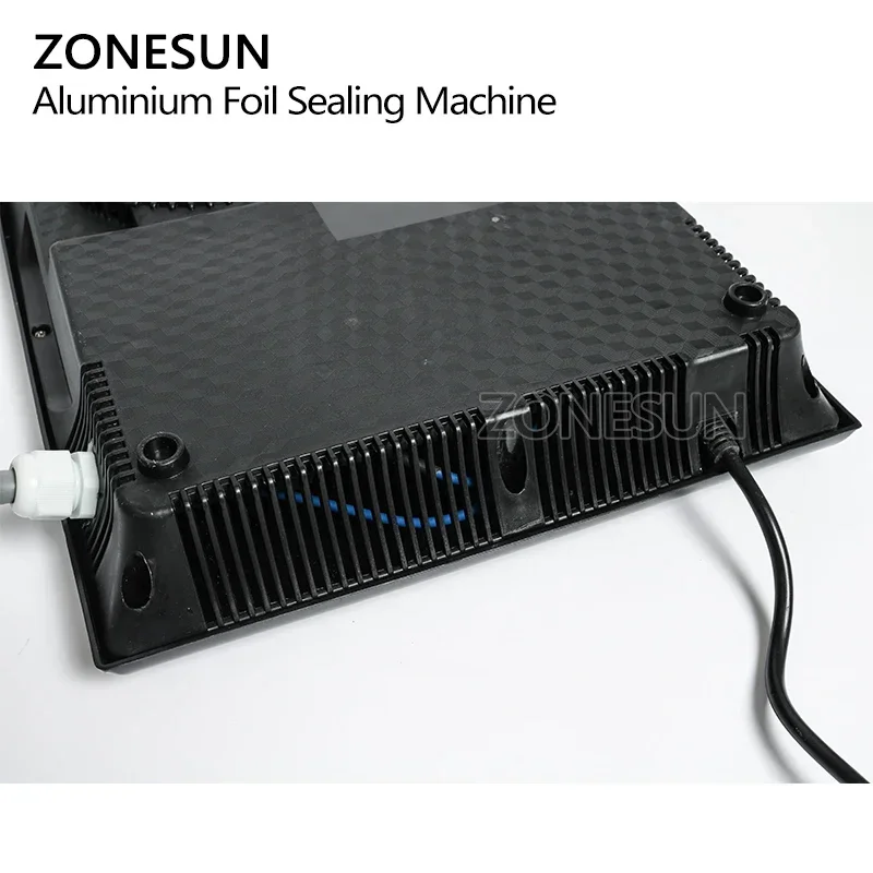 Zonesun GLF-500F microcomputador portátil eletromagnético selo de indução contínua folha de alumínio vidro pe garrafa máquina selagem