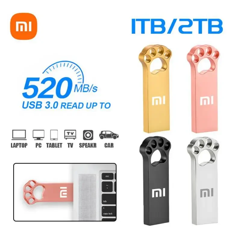 Xiaomi USB Flash Drive 2TB 1TB Pendrive 512GB 256GB SSD 128GB Usb 3.0 Memory Stick Pen Drive OTG Flash Usb Disk For Smartphone