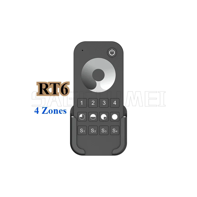 LED Dimmer V1-H/P Switch DC12V 24V PWM 2.4G LED Touch RF Wireless Remote Smart Controller for Single Color LED Strip EV1 RU4 R11