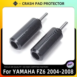 LQYL Motorcycle Black Carbon No Cut Frame Sliders Crash Falling Protection For Yamaha FZ6 FZ600 2004-2008 2005 2006 2007 2008