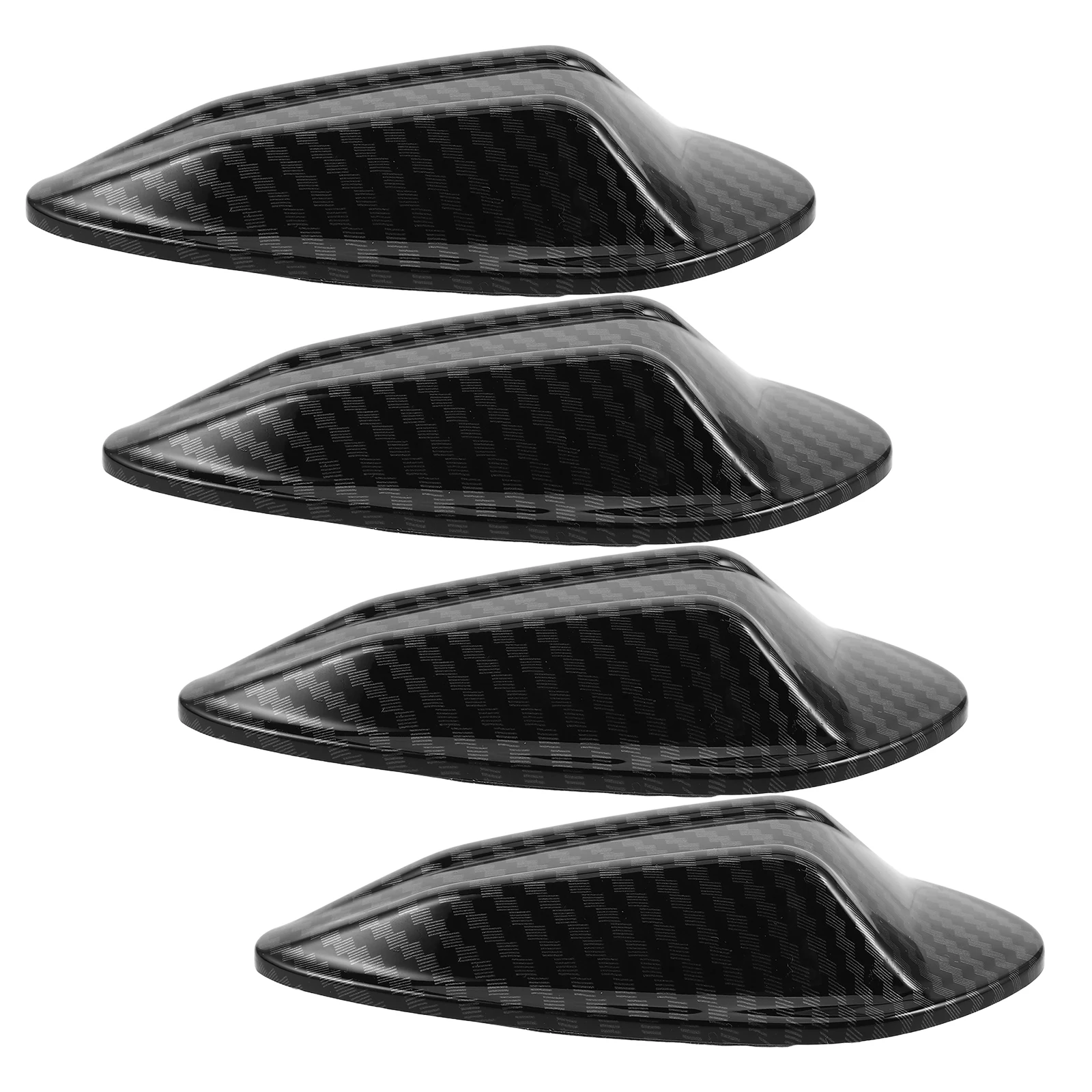 

4 Pcs Automobile Universal Antenna Cover Decor Base for Am Fm Decoration Automotive Accessory Abs ing Roof
