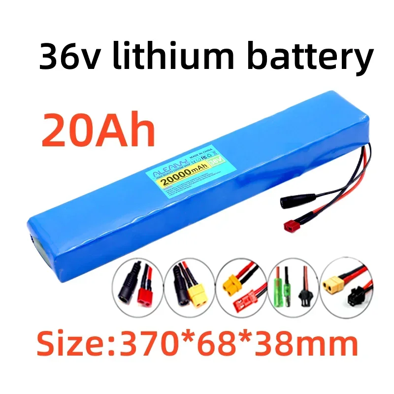 36V 20Ah 10S4P With BMS Lithium Battery Pack 18650 for 800W 500W 450W 350W 250W Ebike Electric Car Bicycle Motor Scooter