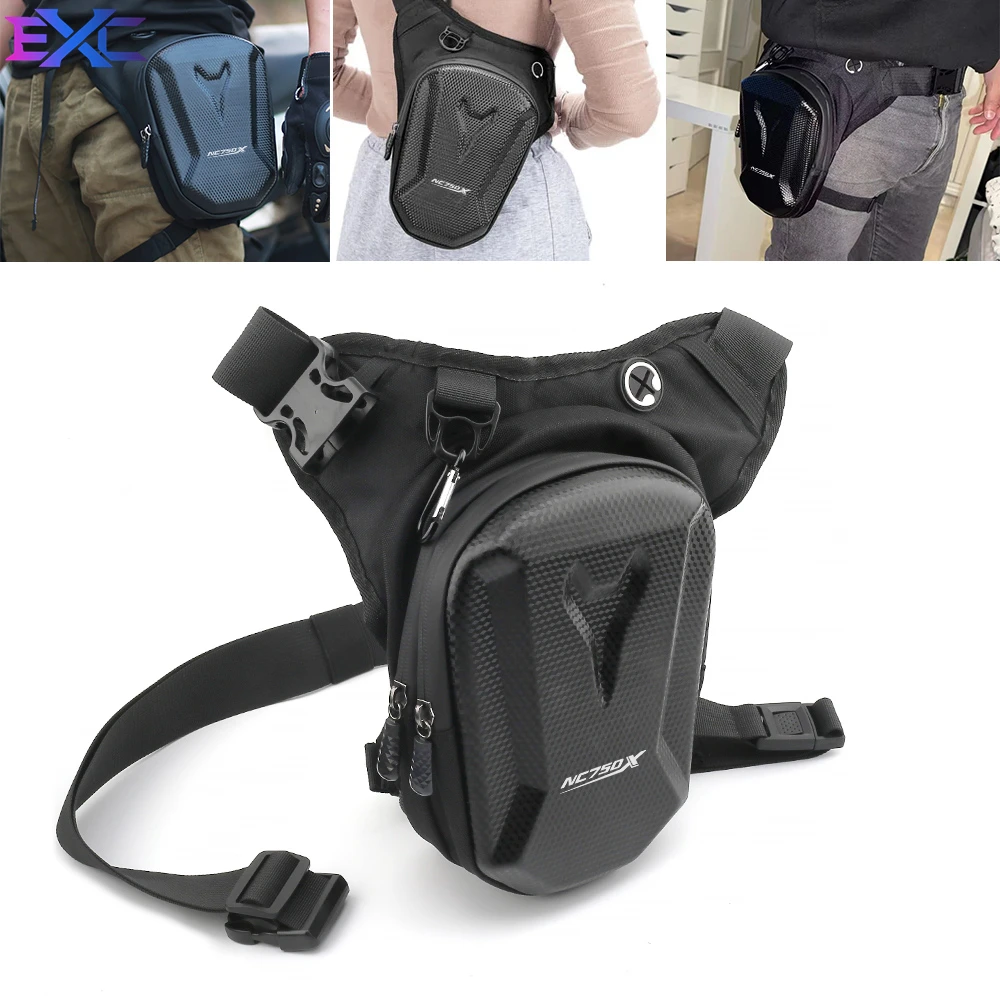 

For HONDA NC750X NC 750X NC750 X DCT 750 2013-2022 Waterproof Drop Waist Leg Bag Thigh Belt Hip Bum Military Tactical Motorcycle