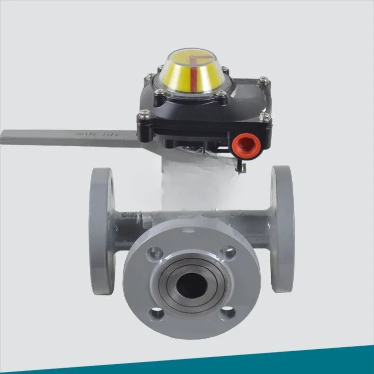 صمام كروي ثلاثي الاتجاه من النوع L مع إشارة موضعية 032-2516-X-2200AT #5