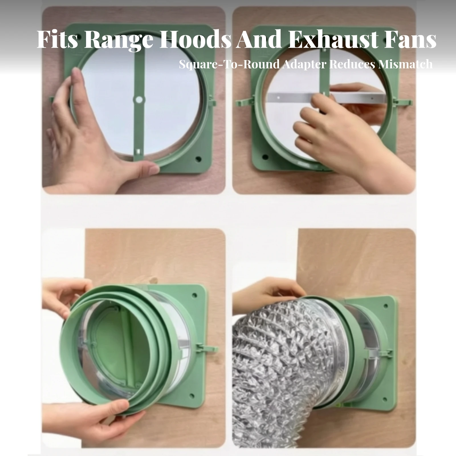 Exhaust Duct Check Valve Backward Movement Backdraft Damper Ventilation Check Valve Transparent One-Way Damper Round