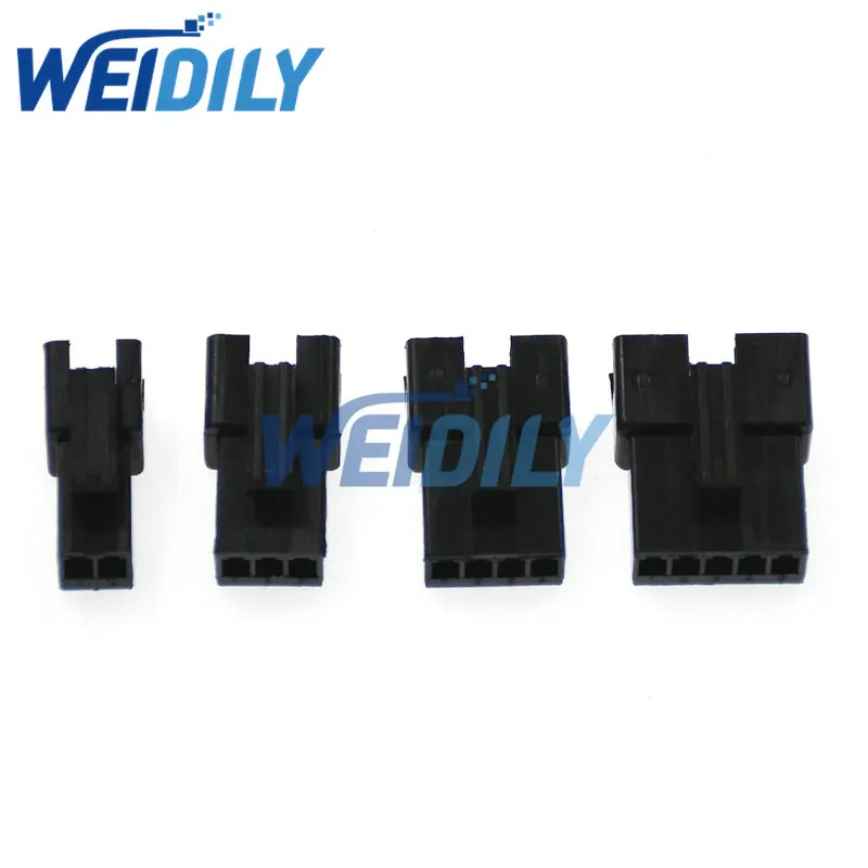 1Set 2.54mm Dupont Terminal Male/Female Pin SM2.54 Cable Plug 2/3/4/5 Pin Electrical Jumper Header Housing Wire Connector Kit