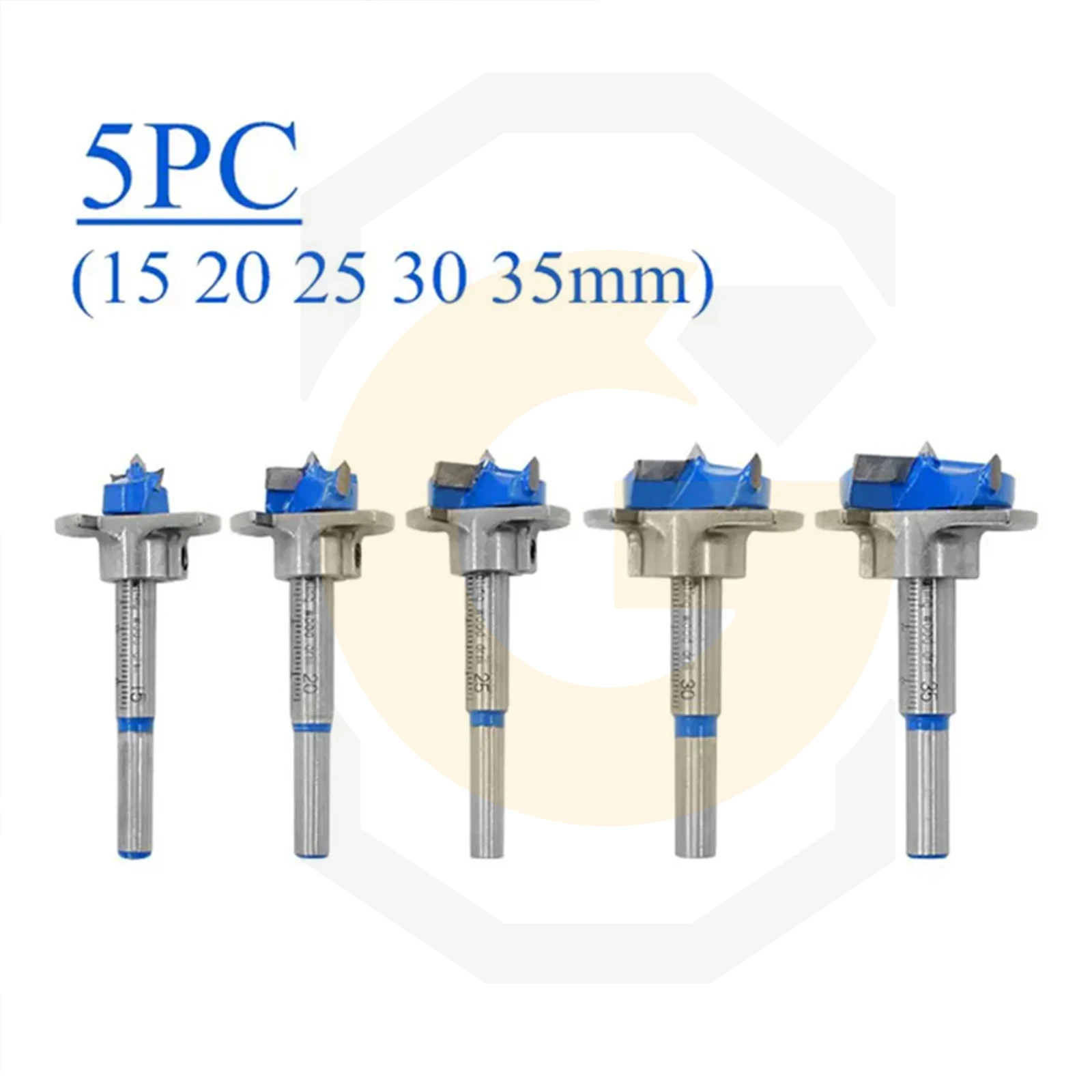 Blue-Color 15-35mm Boring Bit Wood Cutter Adjustable Carbide Drill Bit Drilling Tool Wooden Hole Opener