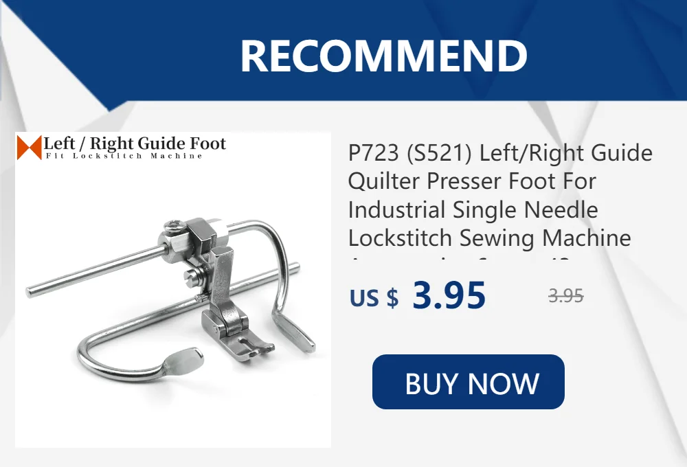 3 PCS MT-18 Presser Foot Fit All Industrial Lockstitch Sewing Machine Accessories For JUKI BROTHER SINGER Single Needle