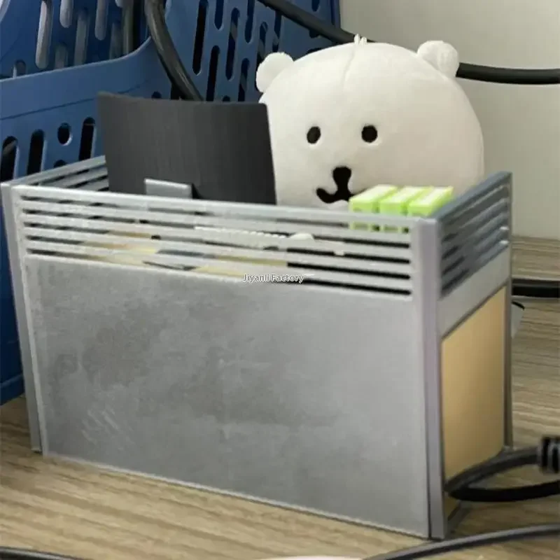 1 مجموعة دمية مصغرة خزانة الملفات مكتب الكمبيوتر وكرسي عدة مكتب المشهد نموذج مشهد العمل ديكور المنزل حلية