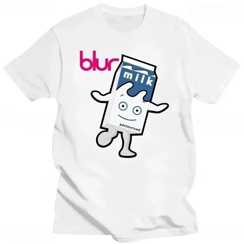 الصيف طمس Britpop الفرقة القهوة والتلفزيون الحليب الفرقة جولة موسيقية مطبوعة تي شيرت الشارع الشهير عادية س الرقبة في الموضة الفريدة التي شيرت