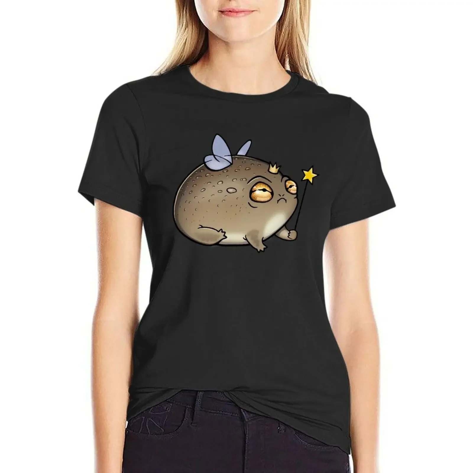 

Fairy Frogmother Desert Rain Frog Fairy Friend T-Shirt customizeds plain ariat shirts for Women