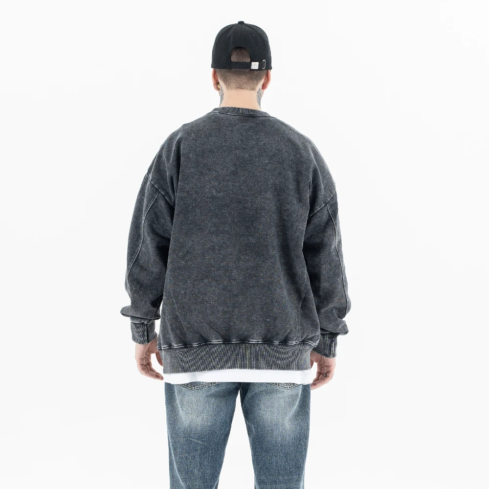 Superway 오리지널 디자인 최후의 만찬 그래픽 인쇄 스웨트 남성 오버 사이즈 400GSM streetwear 빈티지 루즈 풀오버