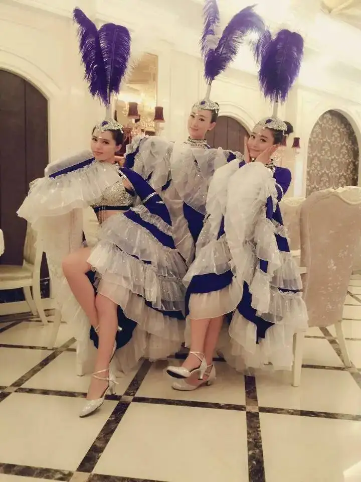 افتتاح زي الأداء الجوي الجديد بأكمام كبيرة 360 درجة لأزياء الرقص