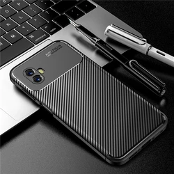 For Samsung Xcover 6 Pro Case Samsung Galaxy XCover 6 Pro Soft Carbon Fiber Cover Samsung X Cover 5 XCover Pro 2 6 XCover6 Pro