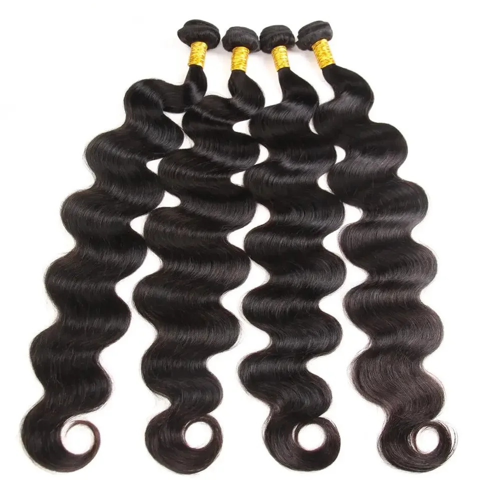 Extensiones de cabello humano ondulado de 50 pulgadas, extensión de cabello humano 100% brasileño, 1 paquete para mujeres, tejido de cabello Remy