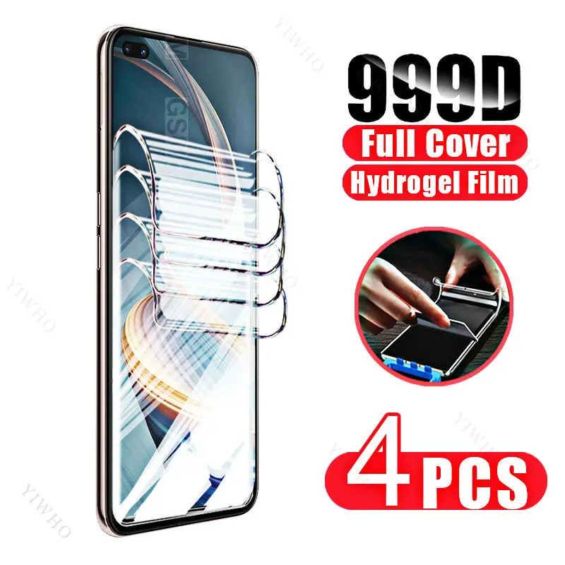 4PCS Full Cover Front Back Hydrogel Film for Oppo Reno 4 5G Pro Lite F Z S SE Film Screen Protectors for Oppo Reno4 Cover Safty