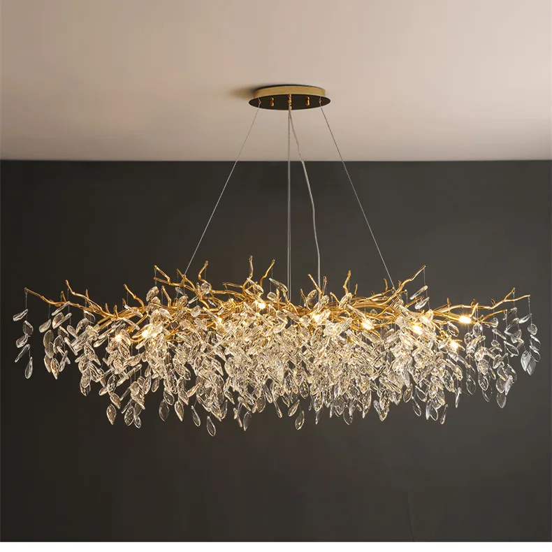Dining Room Branch Pendant Lights Crystal
