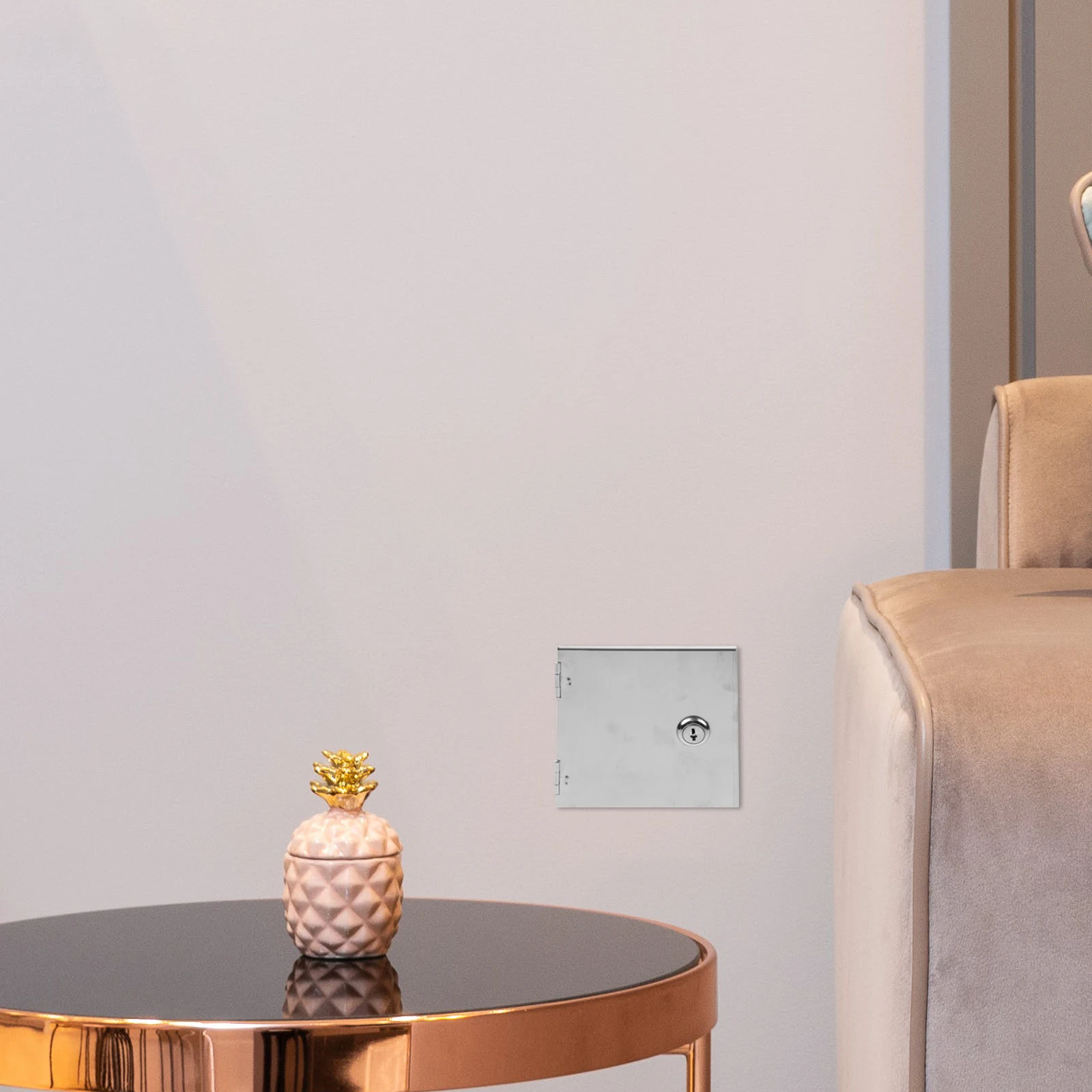 

Rainproof Charging Socket Stainless Steel Wall Mount Socket Box Outdoor Use Outlet Boxes Protector Box with Lock Charging
