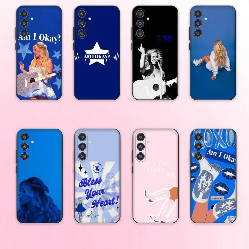 

Megan Moroney Am I Okay Phone Case For Samsung Galaxy A73,A72,A71,A70,A53,A52,A51,Others Soft Black Cover