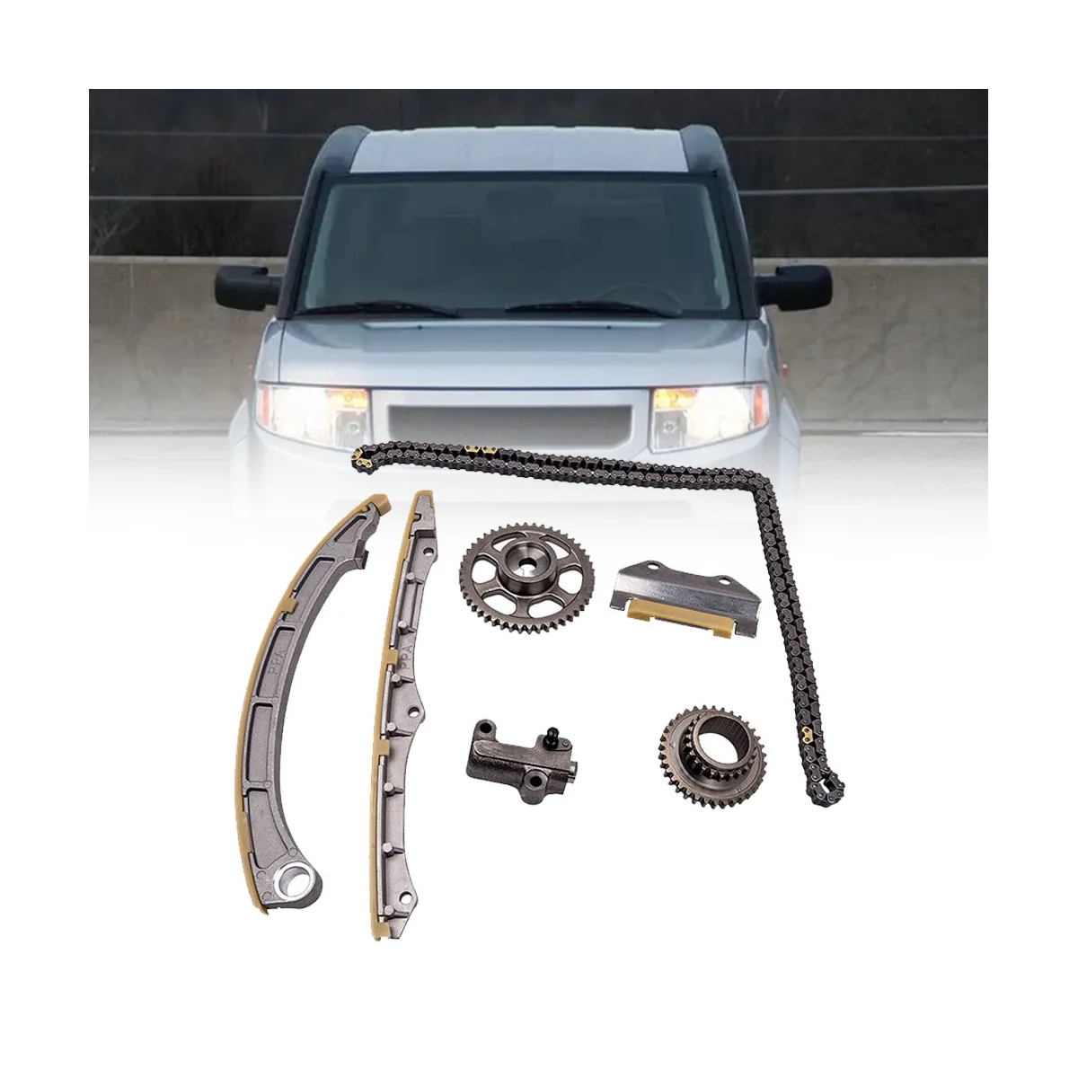 Kits de reparación de sincronización de motor para Honda CRV Element Accord 2002-2011, Tensor de piñón de levas, guía de cadena, 14510RAAA01