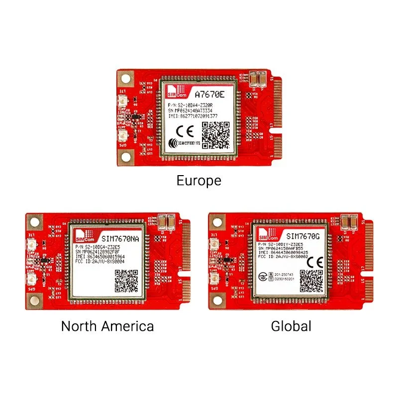 Hot Sale Elecrow SIM7670 4G Module with Mini PCIe Interface, Global/NA/EU Frequency Support GPS/GNSS with free shipping