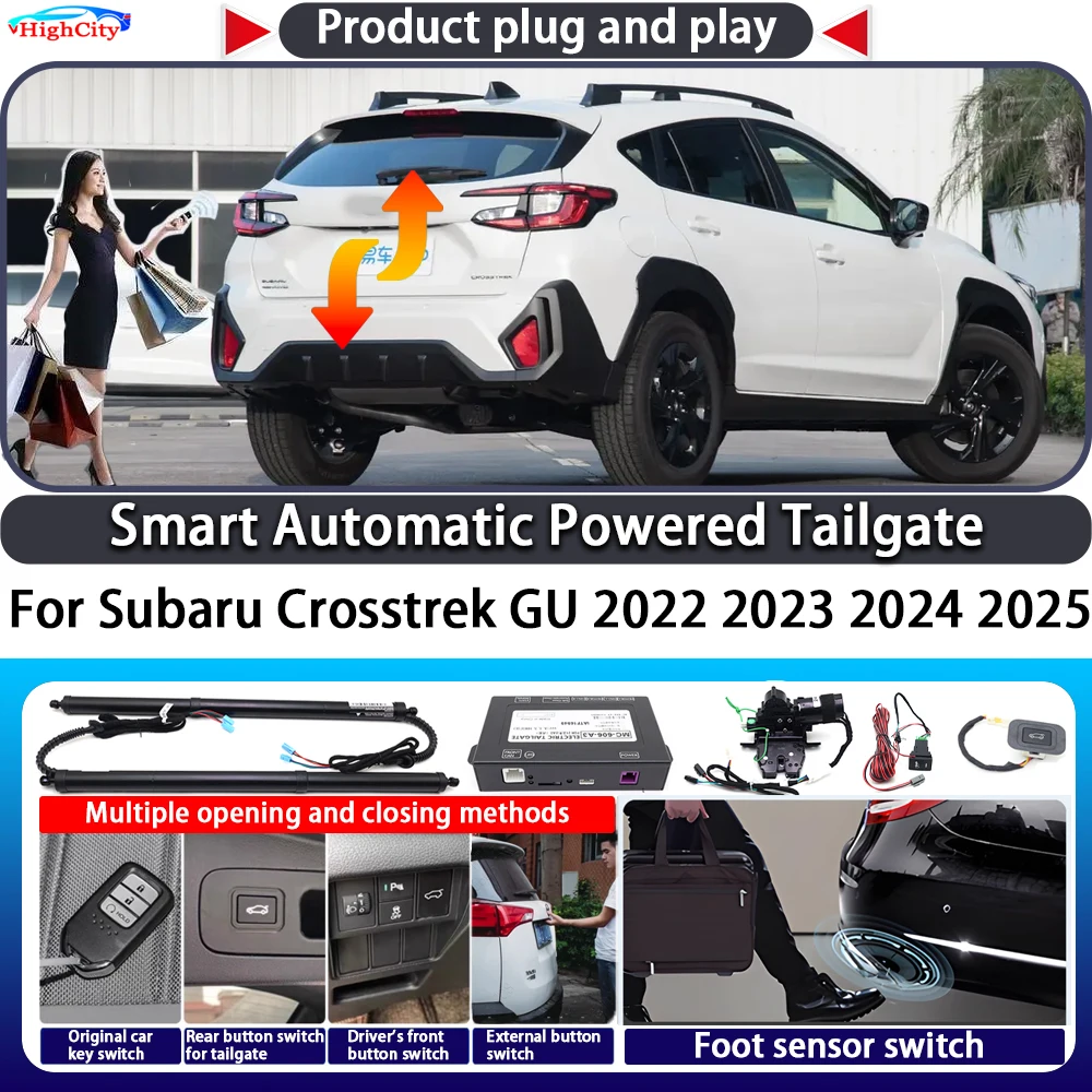 

For Subaru Crosstrek GU 2022 2023 2024 2025 OEM Smart Automatic Powered Tailgate Key Control Trunk Close Kit Power Tailgate