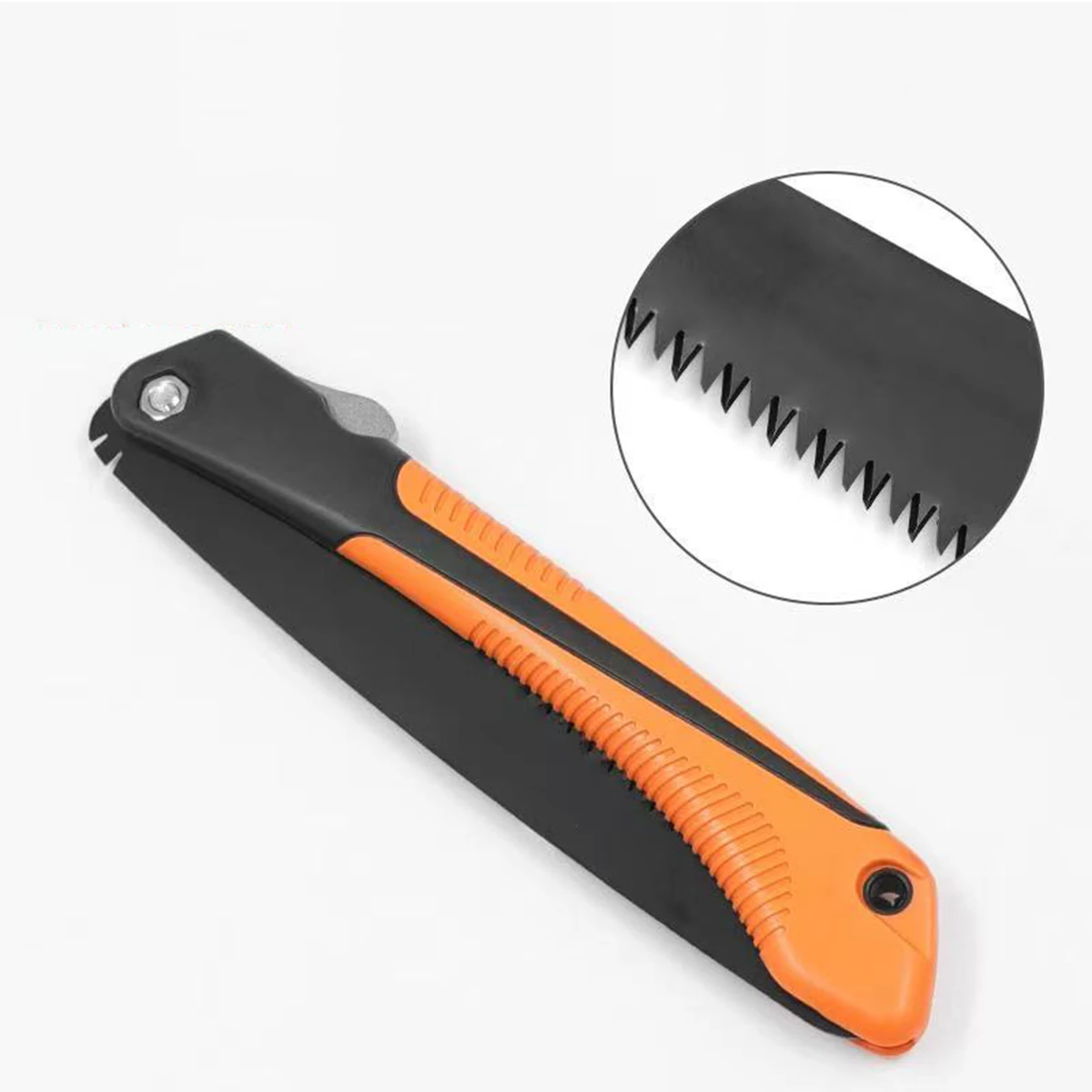 Sierra de poda plegable profesional |   Hoja de acero resistente para ramas gruesas, herramienta manual compacta para carpintería y jardinería al aire libre