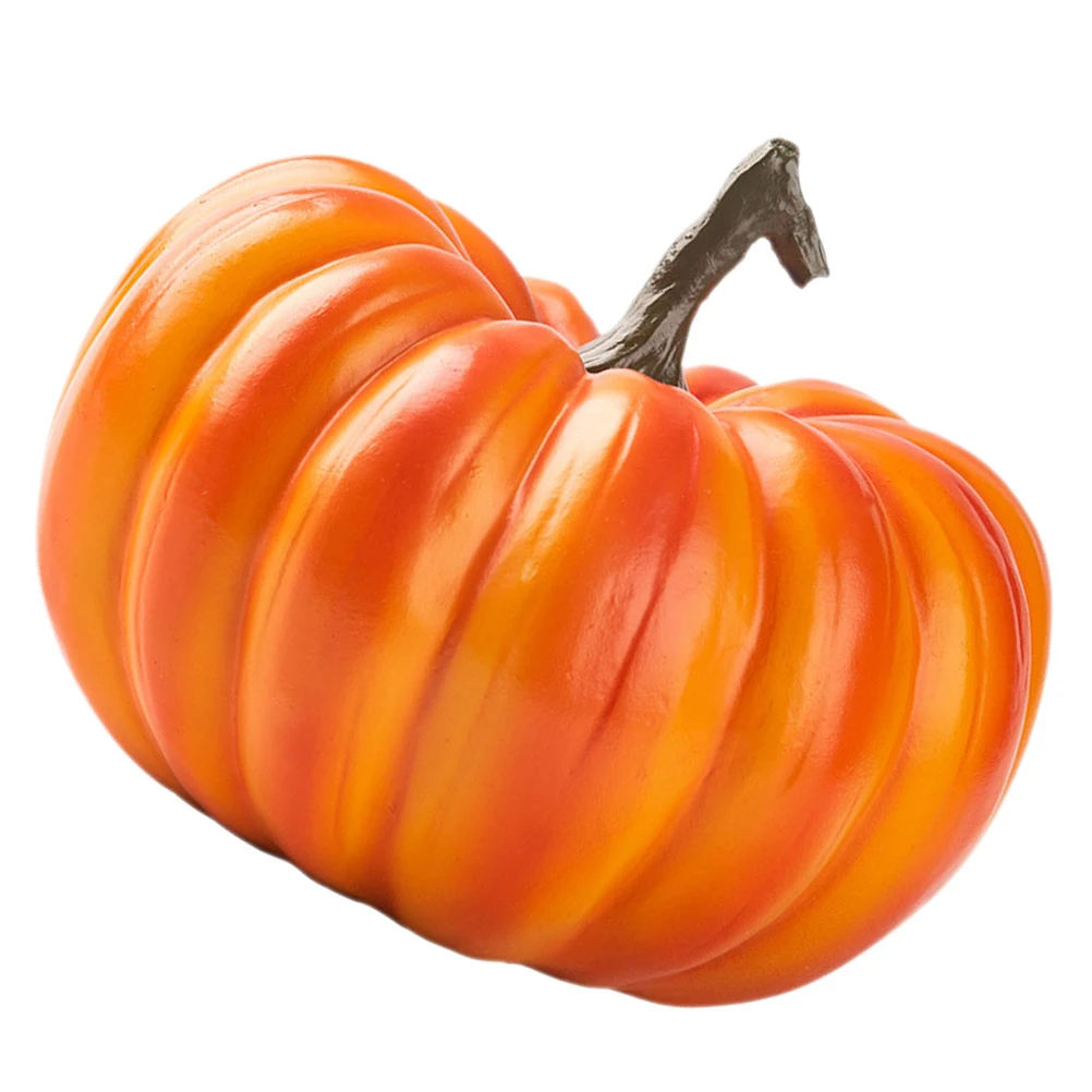

Realistic Pumpkin Decor Fall Halloween Ornament Craft Prop Artificial Pumpkins Home Statue Garden Fall Photo Shoot Decor Item