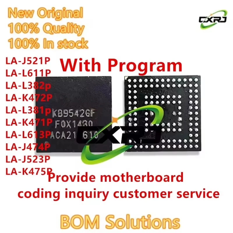 (1piece) KB9542GF KB9542G F EC with program M15 R3 M17 R3 LA-J522P LA-J521P x15 R2 LA-L611P