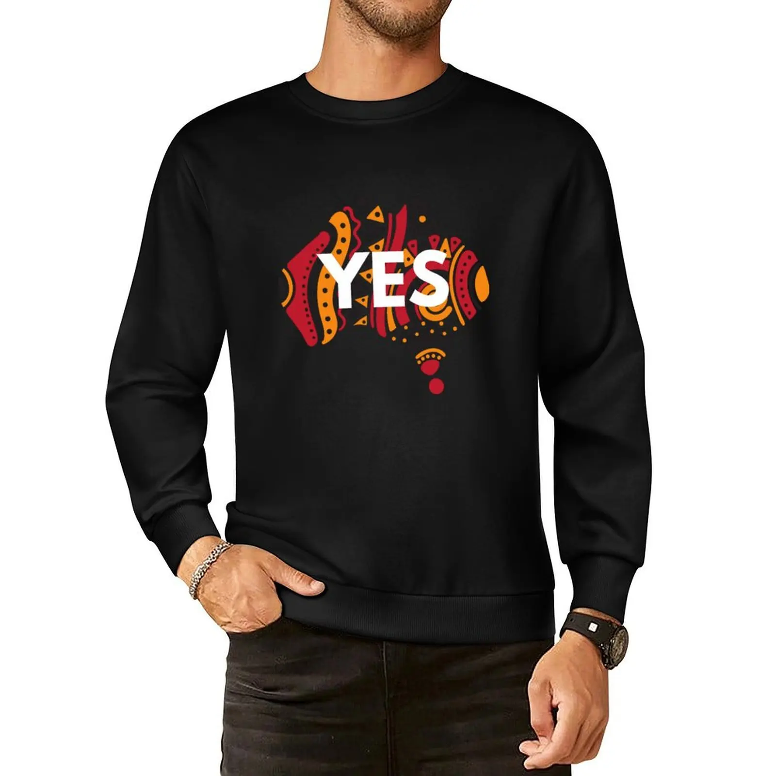 Yes to the Voice to Parliament Classic Pullover Hoodie graphic t shirts men mens clothing hooded sweatshirts