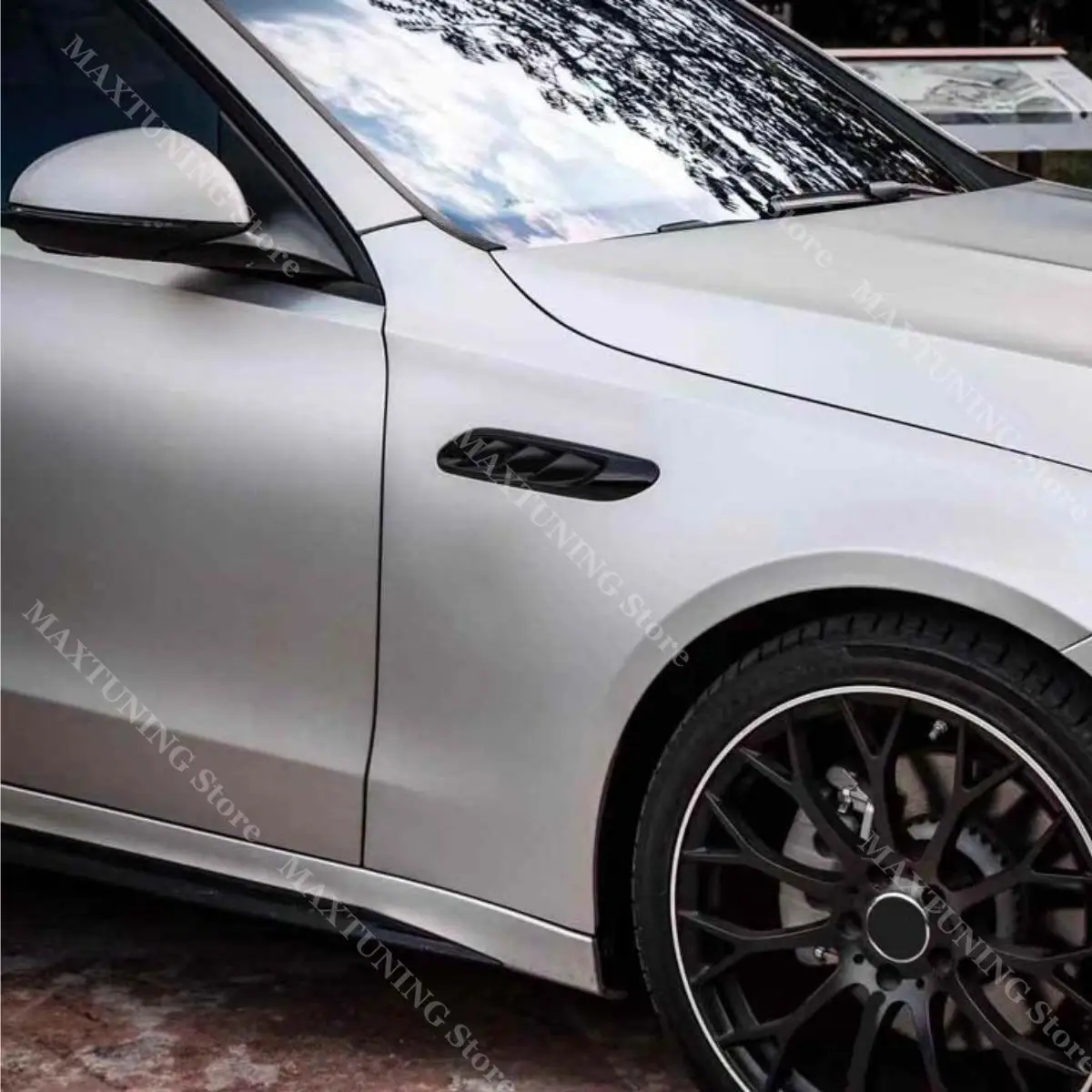 

Car Side Air Vent Cover Trim Fender Sticker For Mercedes-Benz C-Class W206 C200 C260 C43 AMG C63 2022-2025 Spoiler ABS Body Kits