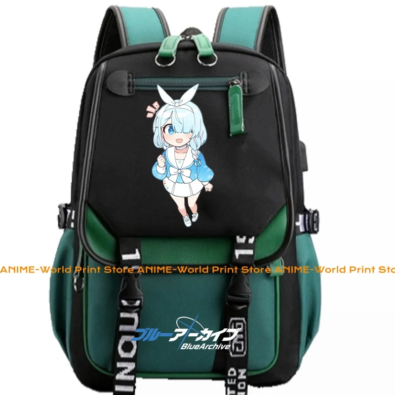 8 Color Anime Blue Archive Schoolbag Backpack High-capacity Schoolbag Cosplay Student Teenage Gift Clothing Accessory YEAE007