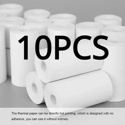 Thermal Paper 10Rolls 57x25 MM White Children Camera Instant Print Kids Camera Printing Paper Replacement Accessories Parts