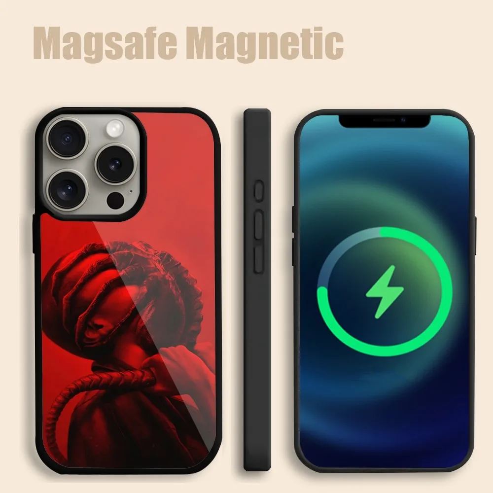 Alien Romulus Horror Movie  Phone Case For iPhone 15 14 13 12 11 Pro Max Plus Magsafe Magnetic Wireless Charging Cover