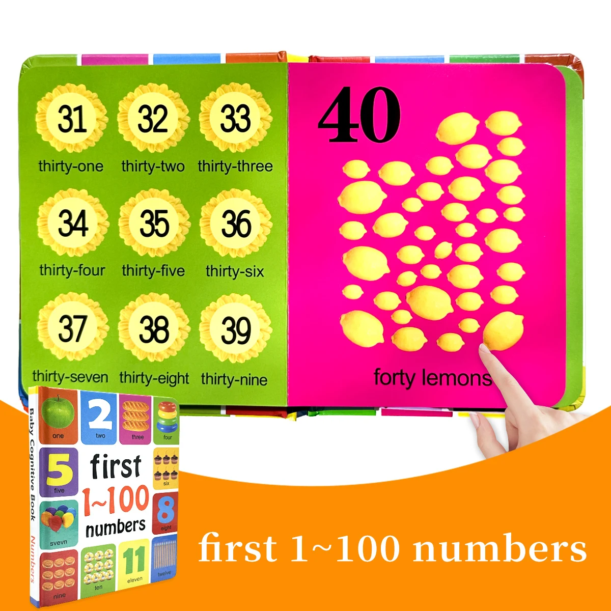 

Книга-раскраска аниме Libros манга, 1-100 книжки-раскраски для дошкольного обучения, улучшает навыки идентификации детей, обучающая игрушка