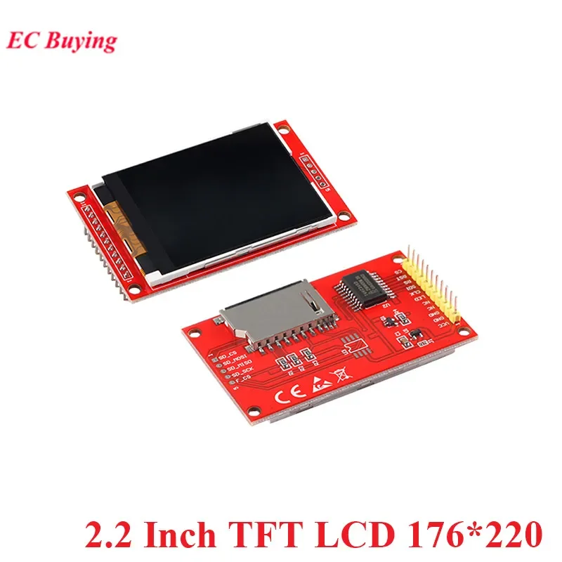 2,2-calowy kolorowy ekran TFT LCD o przekątnej 2,2 cala Moduł wyświetlacza 176*220 Port szeregowy SPI ILI9225 Napęd kompatybilny z Mega2560 dla Arduino — zdjęcie 2
