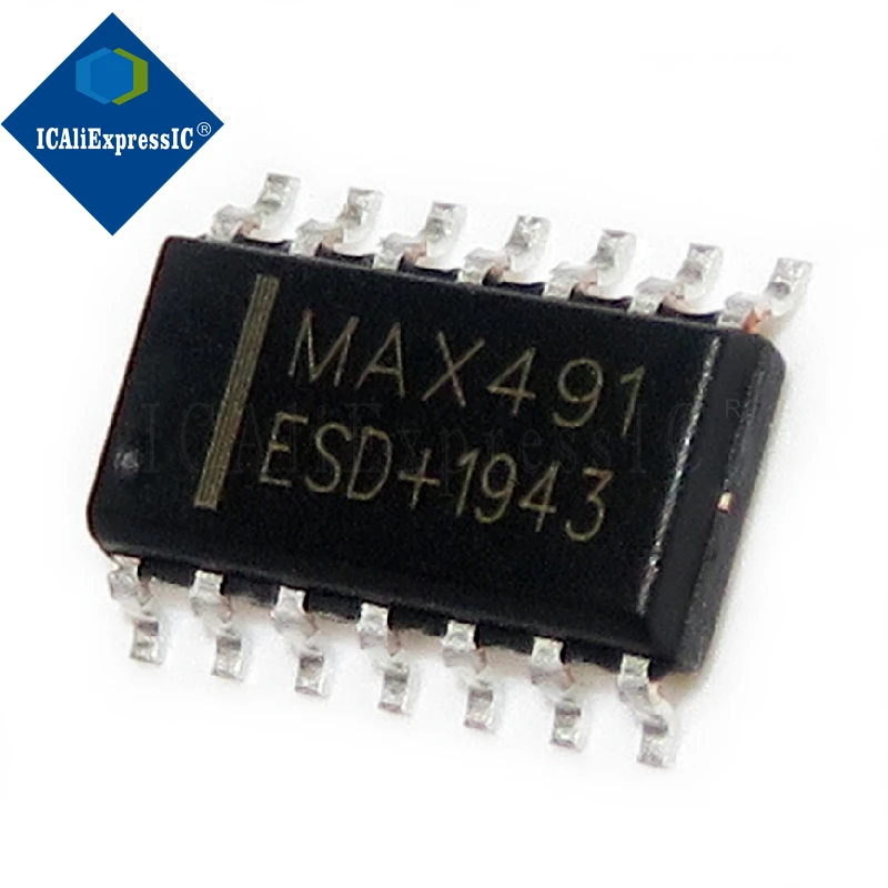 10 ชิ้น MAX491ESD MAX491