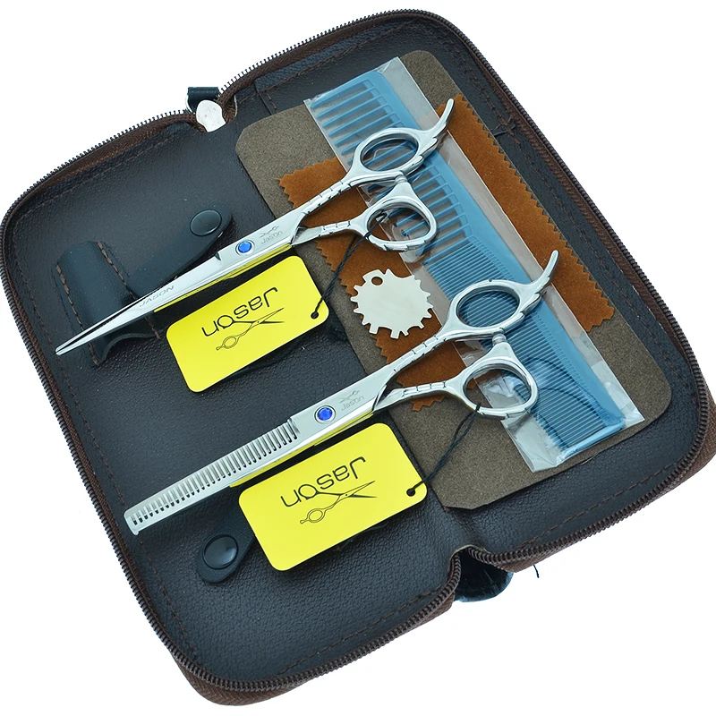 

Профессиональные парикмахерские ножницы для стрижки и филировки волос 6.0 дюймов, JP440C, для салонов и барбершопов, модель A0107D