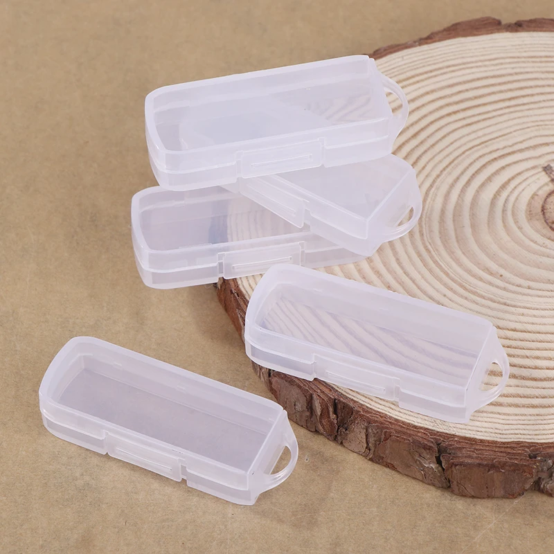 5pcs PC USB Flash Drive Cases Contemporary Style Storage Boxes With Lids For OTG Rotating Drives Home Organization Storage Bins