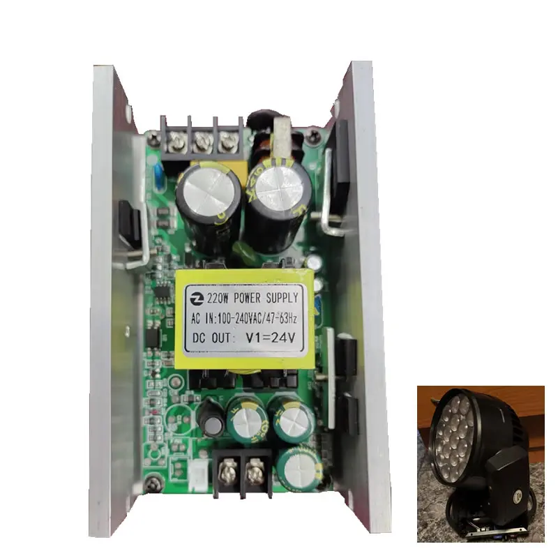 

Блок питания 19x15 Вт с подвижной головкой и зумом ZG-220 Вт, 24 В