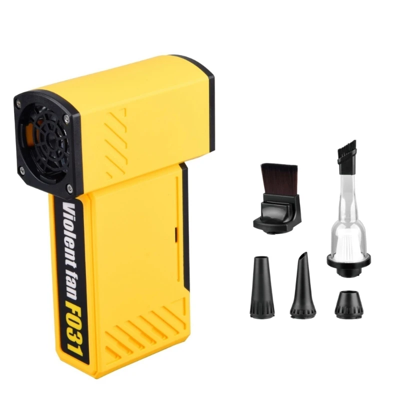 U55B Cordless Blower 130000RPM Air Duster with Interchangeable Nozzles Light Weight