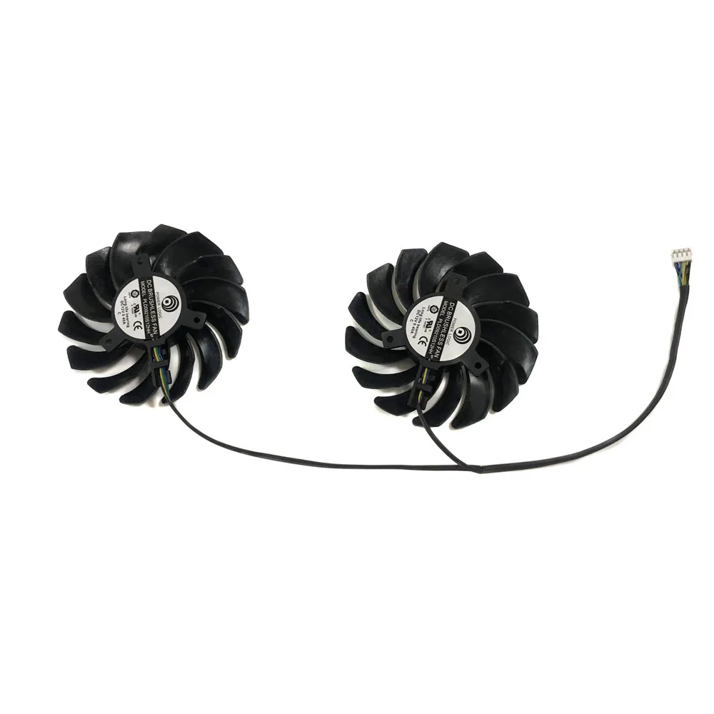 2Pcs/Set PLD09210S12HH GPU Graphics Card Fan For MSI GTX1650 1660 1660Ti GAMING/X Video Cooling