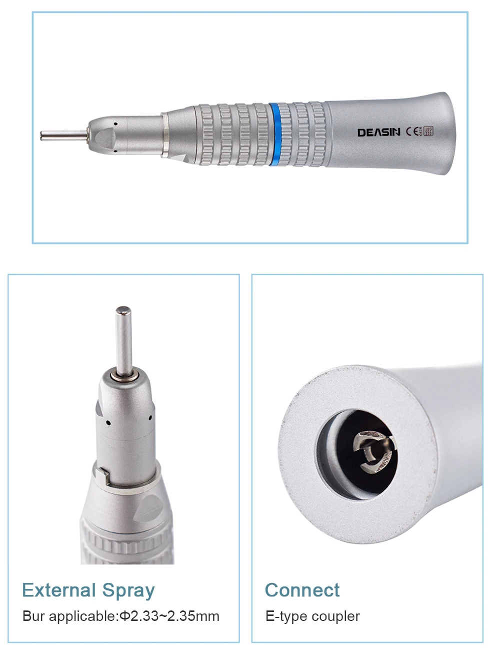 Alle Arten von Dental-Handstücken mit niedriger Drehzahl: Gerade und Winkelstücke, Luftturbinenmotor B2/M4, Laborausrüstung, Mikromotor, Polierwerkzeug – Detail 6