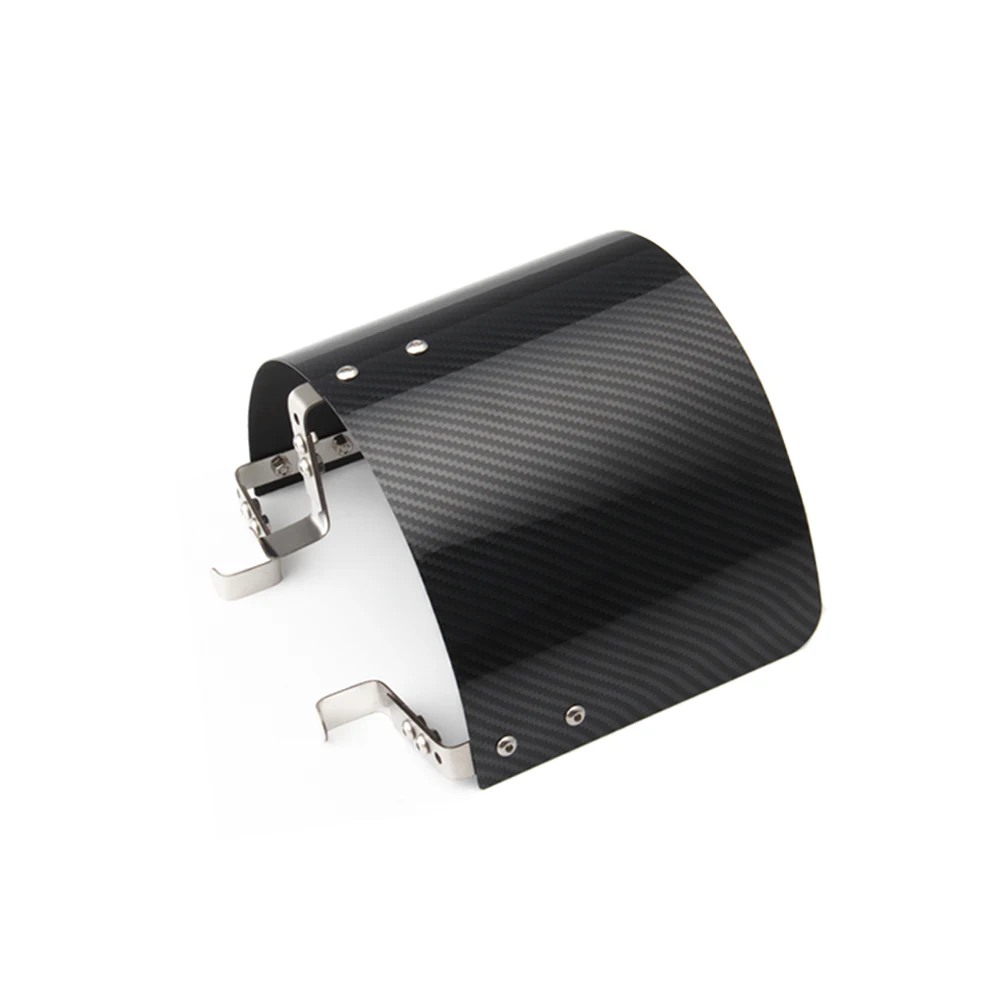 

SXLL Universal 3-inch stainless steel intercooler intake filter cover carbon fiber style cone filter with heat shield