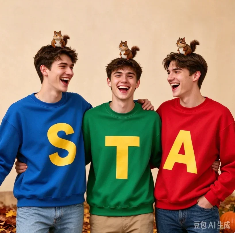 Autumn and Winter New Ugly Christmas Sweater Y2K Men's and Women's Kids Cartoon 3D Printed Round Neck Hoodie Casual Warm Top