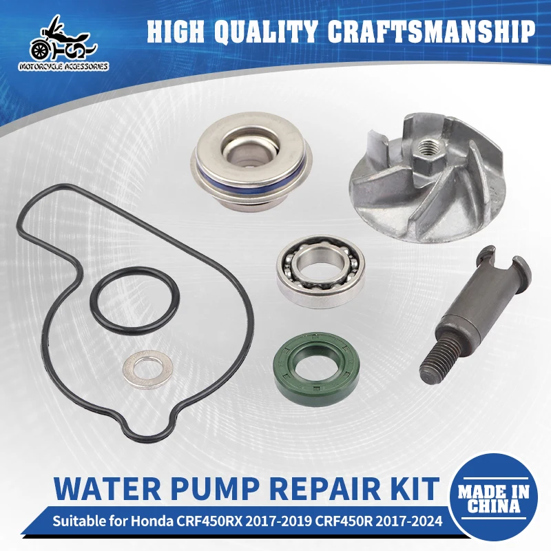 

SJ Motorcycle Accessories Water Pump Repair Kit For Honda CRF450RX CRF450R CRF 450R 450RX 2017 2018 2019 2020 2021 2022 - 2024