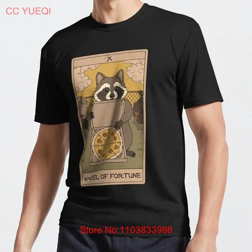 NWT Wheel of Fortune - Raccoons Tarot Fantasy Magic Art Fictional Unisex T-Shirt