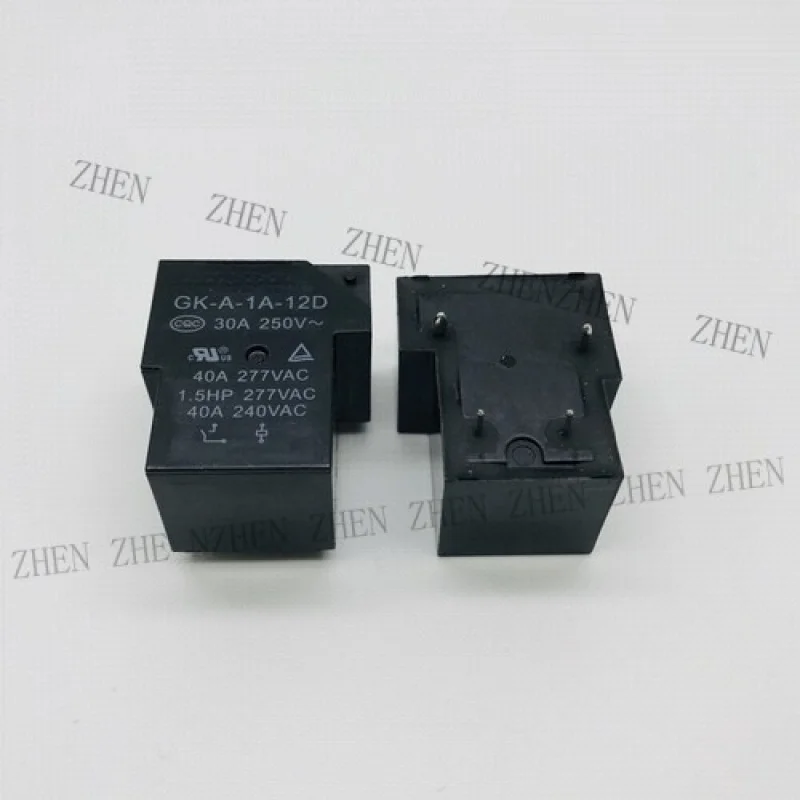 Y GK-A-1A-12D 12VDC General Purpose Relay 30A 4 Pins x 2PCS NEW